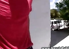 Gay amateurs public sucking and fucking action