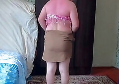 Sissy in bed, femboy out in the world