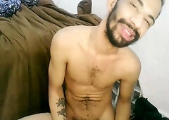 Naughty Hairy Guy Giving A Show Of Exhibitionism