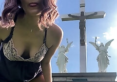 Amateur trio teen cumshot