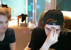 Straight Blonde Guy and Gay Friend