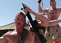 Muscular Guys Dancing On The Set Of A Falcon Shoot