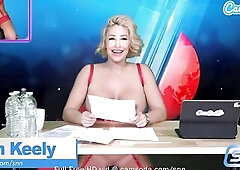 Camsoda - Hawt Hot Large Tits Mother I'd Like To Fuck Ryan Keely Gives It To Sexy Sex Machine Live On Air