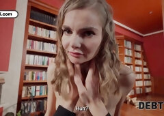 Debt4k. janitorial duty. hot sex with fibi european