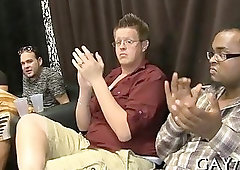 Boys take turns sucking cock