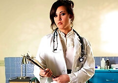 Adorable hot with big boobs Brooke Lee Adams rammed in the doggy style