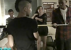 Handsome gay chaps suck each other's peckers in the dorm