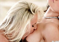 SLAYED Sexy Blond mother I'd like to fuck Phoenix Marie Sits On Vagina-Hungry Penny Barber's Face