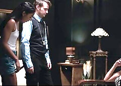 Lesbo Freeze Fetish - Brunette hair Latin babe Angel Stops Time And Pranks Coco Bae During the time that Sucking Her Boobs