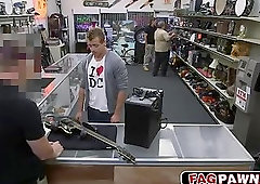 He was sucking dick in no time wearing all leather