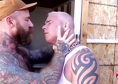 Jack Dixon Throatfucks Ryan Carter Then Fucks His Tight Ass Raw