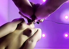 Sheer MisssVikki sucked and cummed on his ramrod.