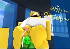 Banging a Sluty Femboy Noob on a Roblox condo