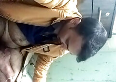 Tributes, cums in mouth, hairy hunk