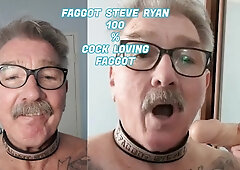 I ONLY LIVE FOR LOLLIPOP I AM FAGGOT STEVE RYAN