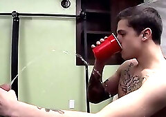 Blindfolded-Made To Piss & Fuck