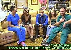 Male patient humiliated by two female doctors during a dermatology exam