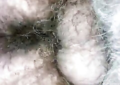 Old gray hair twat screwing close up!