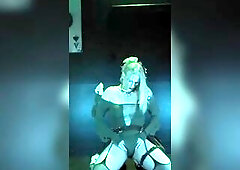 Transgirl with brand fresh neo-vagina experiences 1st climax!