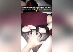 Snap Chat - I Told Her Husband What She Was Up Too