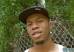 Hot white & black gay sex