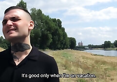 On His Way To Work, I Stopped Him To Offer Him A Better Way To Spend His Time