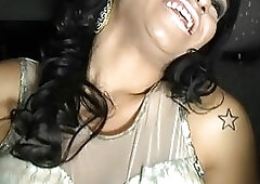 Bulky tranny bends her ass for hardcore doggy style drilling