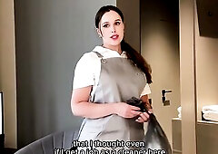 This chab paid $500 to a maid for complete submission and butt and mouth screwing