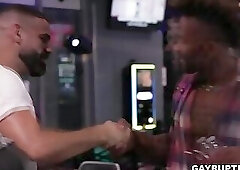 Featured dancer Joshua Parks fucks with big time club owner