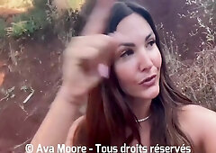 Amatrice Francaise And Ava Moore In Belle Se Fait Baiser Par Un Groupe Dinconnus Dans Les Bois 5 Min