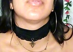 Masturbating with my black tights on