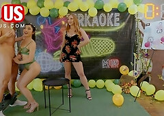 Jerkaoke - behind the scenes scene