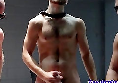 Sexy FBI orgy climax for Gavin Waters