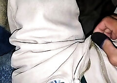 Amateur gay, boy masturbating, close up