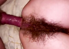 Skinny super unshaved mother I'd like to fuck get screwed in the booty and squirts, anal creampie.