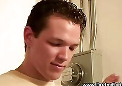 Stupid gay punished by his master