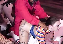 WILD PAWG big beautiful woman AND BBC HALLOWEEN FUCKFEST