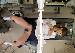 A truly beautiful Japanese gal came to a pussy exam