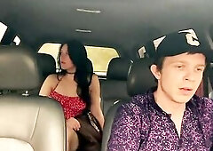 Hawt wife cheats with a driver, getting banged hard in snatch