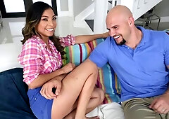 Don't Break Me: Shaved Vivianna Mulino and JMac licking ass