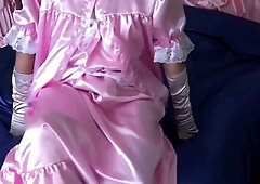 Playing in Pink Satin