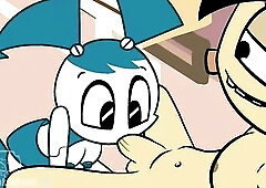 Jenny and sheldon parody (@The Brokenrobot)