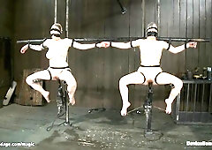 Two bound slaves machine screwed