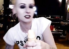 burping on & wanking your small 4" ramrod