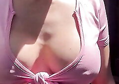 European Stepmom Artemisia Love making her moist tits bounce for u