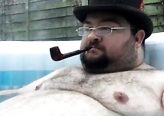Obese Daddies hottubin time