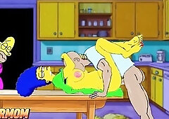 Cuckold Dreams: My Bitch Wife Cheats on Me with Other Males. Toon Simpsons Parody. Compilation