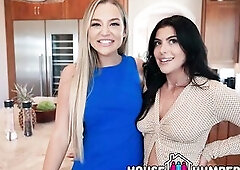 The tension between newlyweds Hotty Ritchie and Charles Dera is palpable when they show up to an open abode to buy their 1st home, but Hotty's mo