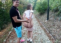 Blonde Bombshell Goes All The Way Down