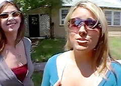 She gets picked up in the street to be banged in a car